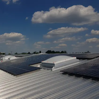 Solar Panels being fitted on AESSEAL DE Kronau